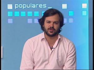 El presidente nacional de Nuevas Generaciones, Nacho Uriarte