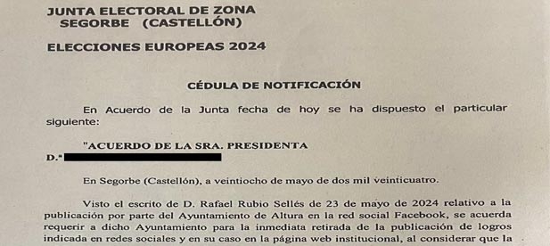 Punter: "Si quiere hacer propaganda política en plena campaña electoral lo que deben hacer es utilizar los recursos que el PSOE tiene como partido. Aprovechar plataformas que son públicas y los vecinos pagan de sus bolsillos demuestra quiénes son”