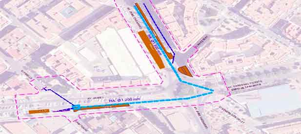 El proyecto impulsa la evacuaci&oacute;n directa de aguas pluviales al r&iacute;o Anna para mitigar las inundaciones hist&oacute;ricas en el casco urbano y especialmente la zona mar&iacute;tima.