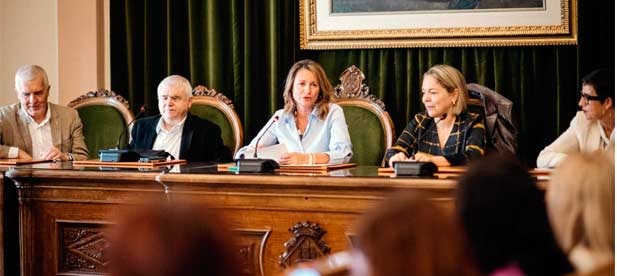 El Salón de Plenos del Ayuntamiento acoge el Consejo Territorial de la ONCE de la Comunitat Valenciana.