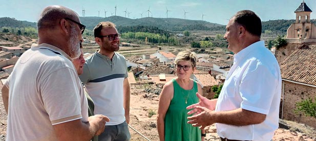 La alcaldesa recibe al síndic adjunto del Grupo Parlamentario Popular en Les Corts, Salvador Aguilella, y celebra el respaldo a la protección del patrimonio
