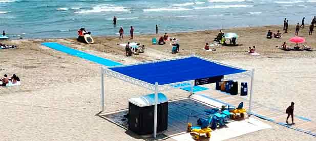 El Patronato de Turismo refuerza este verano la accesibilidad en las playas del Pinar, Gurug&uacute; y Serradal con nuevos equipamientos, servicios adaptados y actividades inclusivas para seguir avanzando hacia un modelo de turismo sin barreras