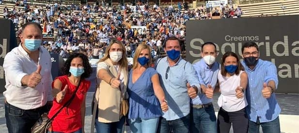 Militantes de toda la provincia participan en la plaza de toros de Valencia en una cita “que es el preludio del cambio que Castellón, la Comunitat y España desean”