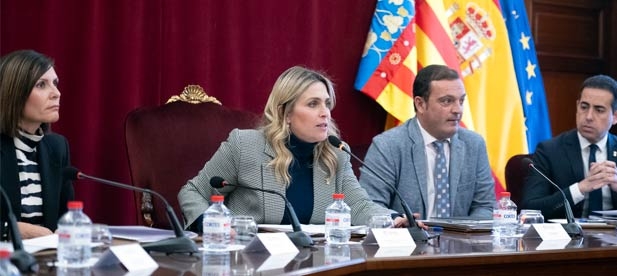 El pleno ordinario aprueba una declaración institucional para instar a la presidencia de la Autoridad Portuaria la creación de una comisión con los sectores productivos estratégicos de la provincia para analizar la política de bonificaciones de las tasas 