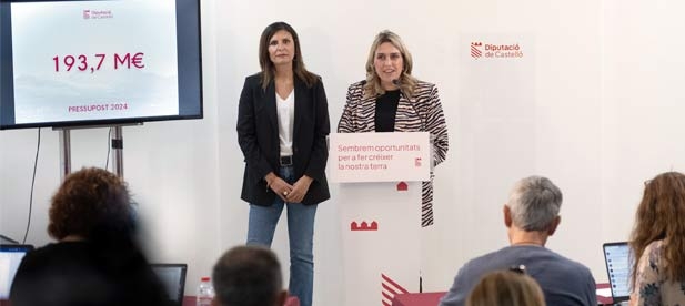 La presidenta de la Diputación de Castellón presenta las cuentas para el próximo ejercicio que ascienden a 193,7 millones de euros