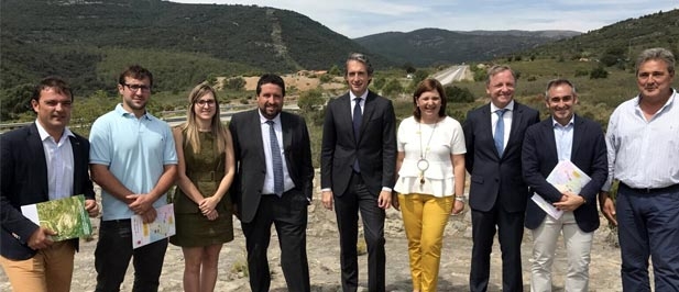  Noelia García (PP) ha celebrado hoy el inicio de las obras de la N-232 en el Puerto de Querol