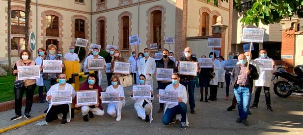 Toledo: "El estallido de la pandemia de Covid ha acelerado el procedimiento de desmantelamiento de los servicios sanitarios de esta institución, que se encuentra colapsada"