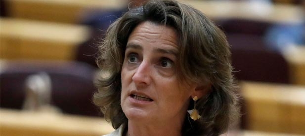 La ministra Teresa Ribera fue la impulsora de este proyecto que ha supuesto una ruina y uno de los peores castigos para el norte de la provincia de Castellón
