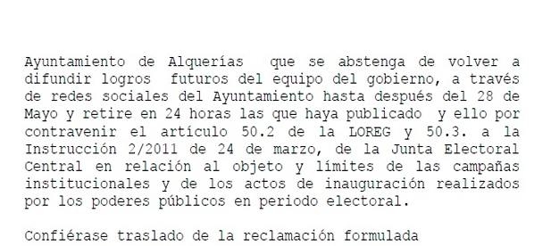 "Los recursos municipales no son ni del PSOE ni de Compromís", recuerda Gil