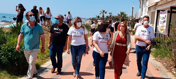“Las playas de nuestra provincia no pueden esperar más tiempo. Cada día que pasa, el mar gana terreno y los riesgos crecen para las viviendas”, indica Salomé Pradas