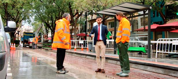 El edil explica que "las mejoras en la plataforma se realizarán durante el verano para minimizar las molestias al máximo y se prolongarán durante, al menos, 15 días"