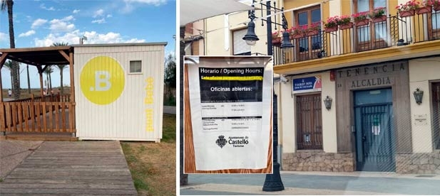 En menos de una semana ha habido quejas por la Oficina de Turismo del paseo Buenavista del Grao cerrada a cal y canto, por la falta de limpieza viaria, por pasarelas de acceso a la playa rotas.