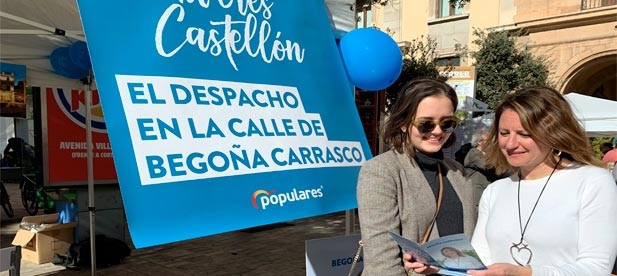 Cientos de castellonenses participan ya en la campaña 'Tú eres Castellón' promovida por el PP como un contrato con los castellonenses. 