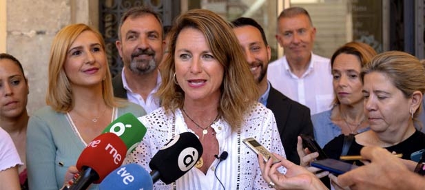 Begoña Carrasco, que será investida alcaldesa de Castellon el próximo sábado, sigue desgranando las principales líneas de actuación del nuevo gobierno de la capital.