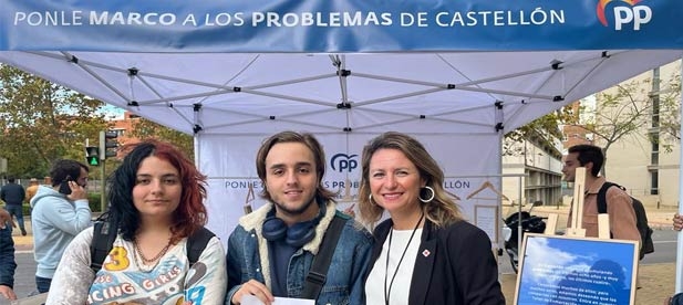 “Queremos construir el Ccastellón de todas las personas”, señala la presidenta del PP de la ciudad de Castellón, Begoña Carrasco.