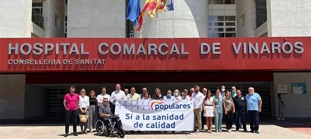 “Queremos que el Hospital Comarcal de Vinaròs pueda garantizar los servicios”, subraya Marta Barrachina