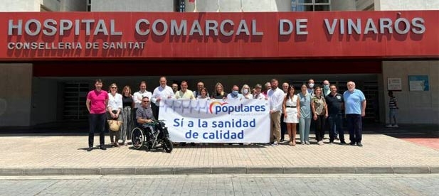Redorat: "Resulta dramático ver cómo el Hospital de Vinaròs que asiste a nuestra ciudad sufre recortes cada vez más dramáticos"