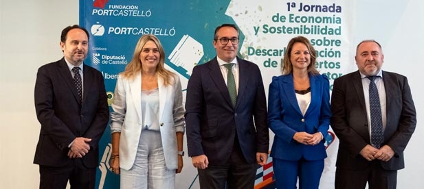 La presidenta de la Diputación participa en la 1ª Jornada de Economía y Sostenibilidad sobre Descarbonización de los Puertos y el Sector Logístico