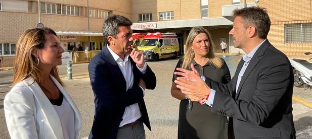 Carlos Mazón anuncia que “acometerá una reforma integral del Hospital General de Castellón para que sea un hospital de referencia como lo son La Fe y el General de Alicante”