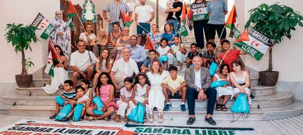 Una representación de niñas y niños participantes en el programa ha asistido a la recepción celebrada en el Salón de Plenos del Ayuntamiento Una representación de niñas y niños participantes en el programa ha asistido a la recepción celebrada en el Salón de Plenos del Ayuntamiento